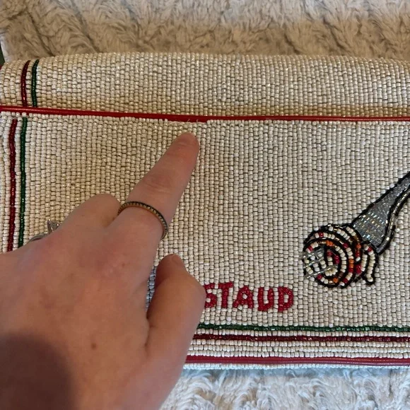 Staud Tomato Tommy Beaded Bag - Picture 7 of 8